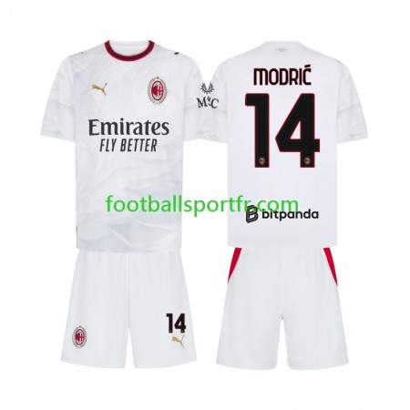 Tenue AC Milan Luka Modrić 14 Enfant Exterieur 2026-2027 Maillot de Foot Tenue AC Milan Luka Modrić 14 Enfant Exterieur 2026-2027 Maillot de Foot